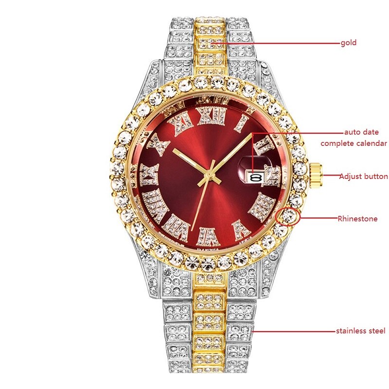 Watch luxury water proof Brand watches Stainless steel Round Clock Men quartz wrist watches