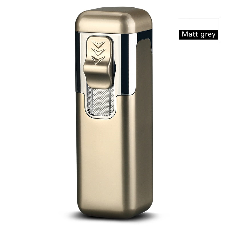 Metal Torch Gas Windproof Briquet Cigar Butane Lighters Four Fire Blue Flame Jet Adjustable Luxury Cigar Lighter