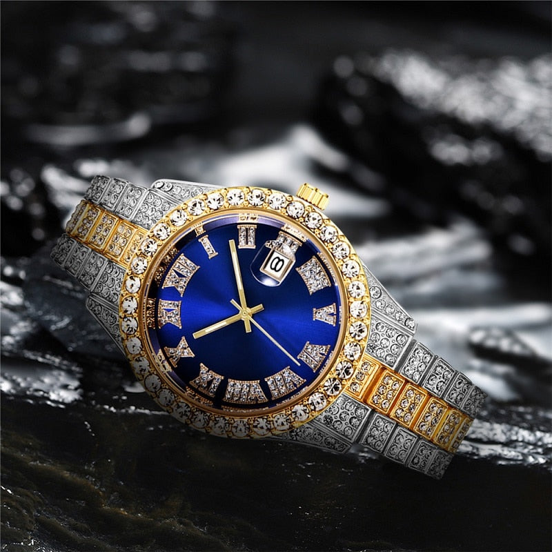 Watch luxury water proof Brand watches Stainless steel Round Clock Men quartz wrist watches