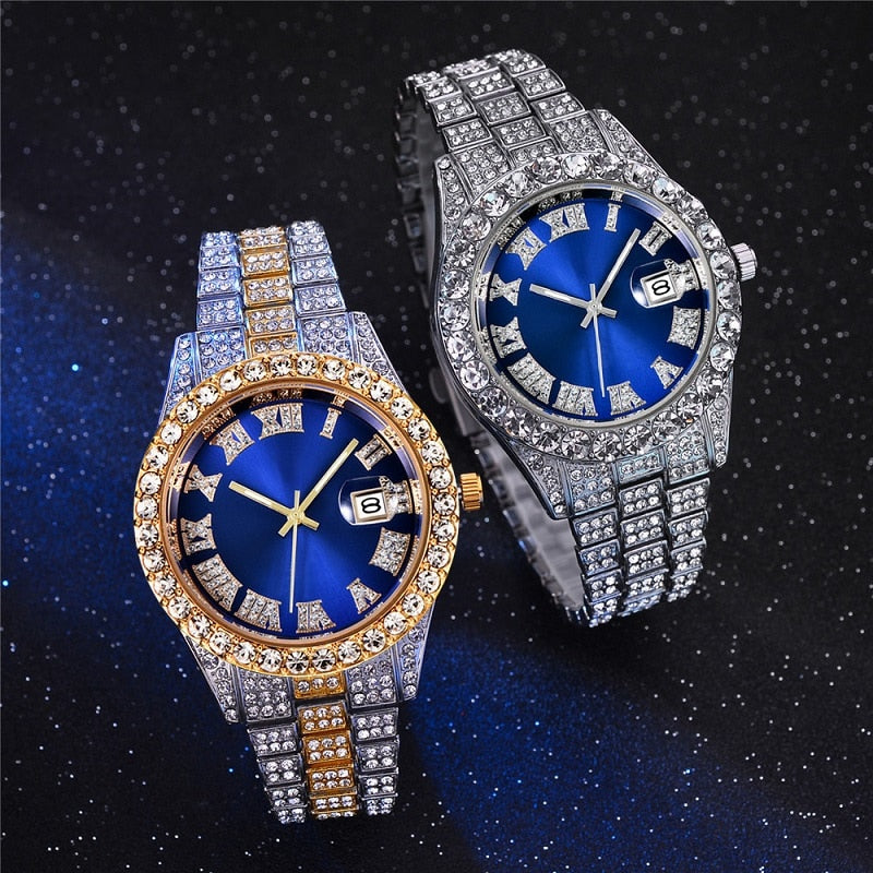 Watch luxury water proof Brand watches Stainless steel Round Clock Men quartz wrist watches