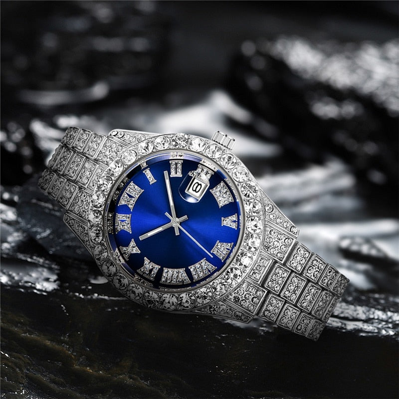 Watch luxury water proof Brand watches Stainless steel Round Clock Men quartz wrist watches