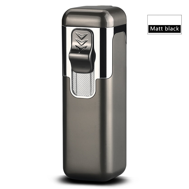 Metal Torch Gas Windproof Briquet Cigar Butane Lighters Four Fire Blue Flame Jet Adjustable Luxury Cigar Lighter