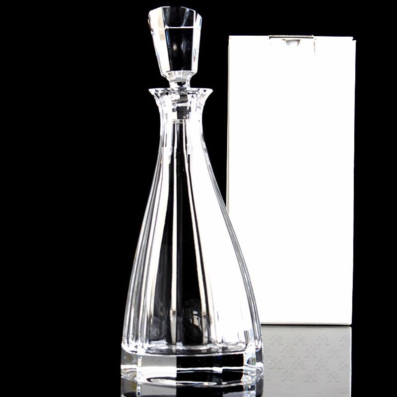 Crystal Glass Wine Red Bottle + Cups Wine Decanter Whiskey Liqour Pourer Home Bar Vodka Beer Bottle Jar Jug