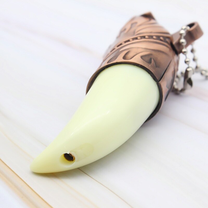 Creative Torch Jet Lighter Gas Butane Turbo Lighter Windproof Dragon Tiger Tooth Keychain Lighter Pendant For Cigar Pipe