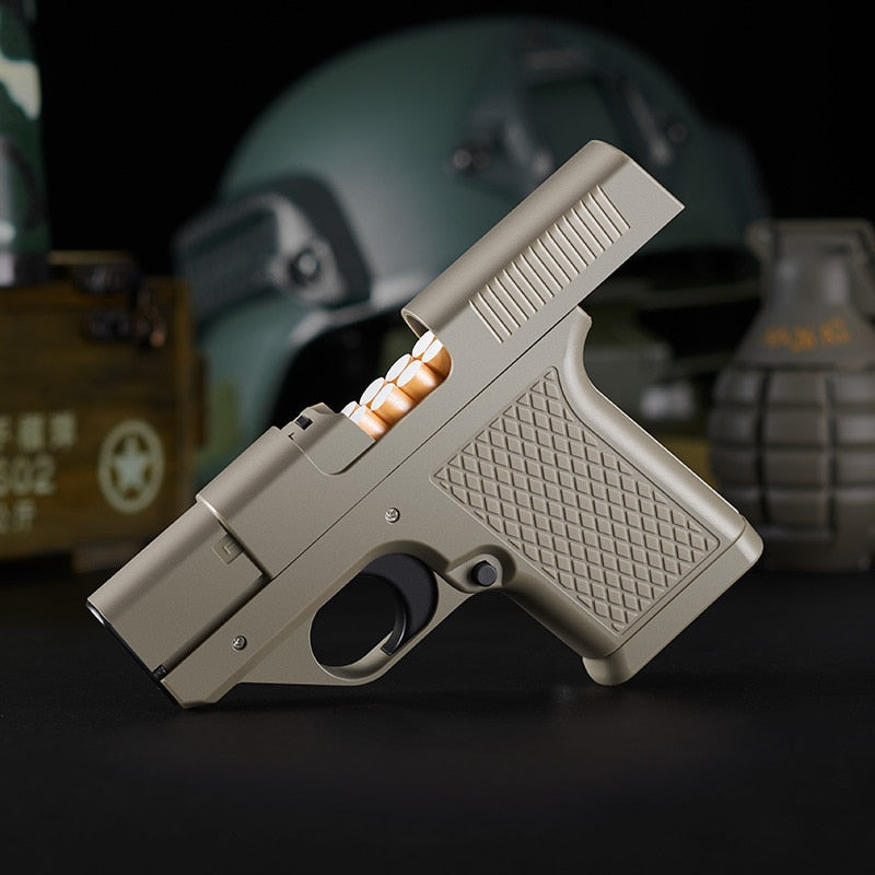 2023 NEW Multifunctional Pistol Lighter Gas Lighters Cigarette Case Windproof Cigar Cigarette Lighter Torch Jet Lighter Toys