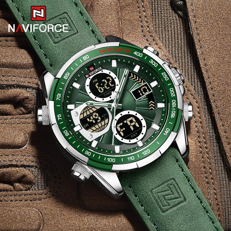 NAVIFORCE Fashion Military Watches for Men Luxury Original Sports Chronograph Watch Waterproof Quartz Wrist Watch