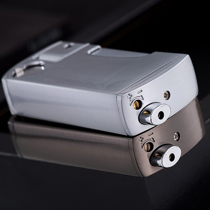 Tobacco Pipe Lighter Metal Butane Gas Open Flame Refillable Lighters Smoking Accessories Cool Gadgets Gift for Men Free Shipping