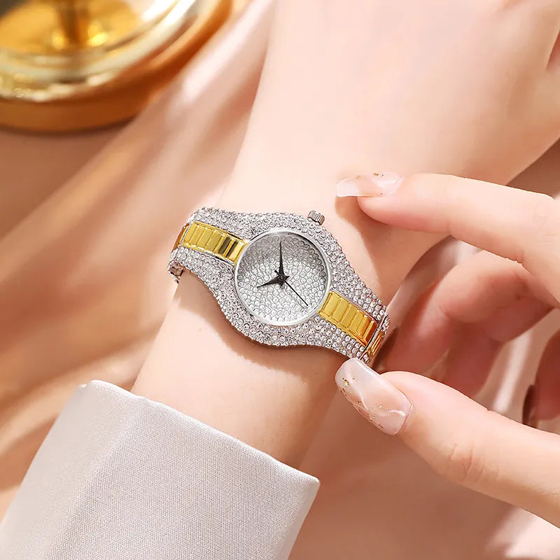 Luxury Brand Rhinestone Diamonds Women Watches Quartz Bracelet Dress Bangle Watch Ladies Wrist watch