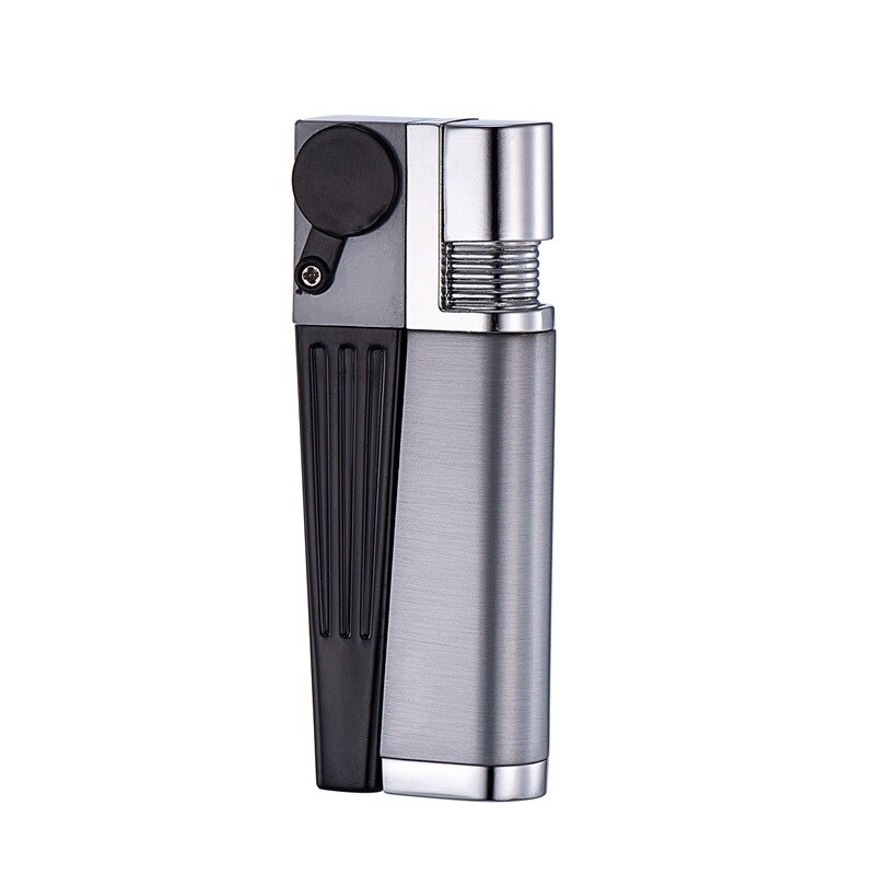 Tobacco Pipe Lighter Metal Butane Gas Open Flame Refillable Lighters Smoking Accessories Cool Gadgets Gift for Men Free Shipping