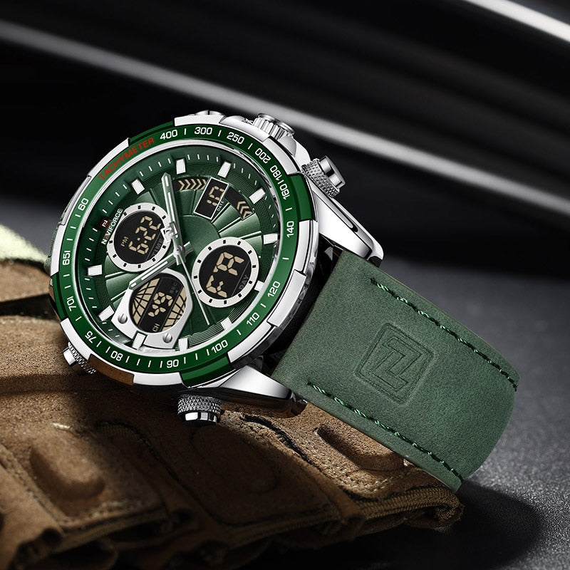NAVIFORCE Fashion Military Watches for Men Luxury Original Sports Chronograph Watch Waterproof Quartz Wrist Watch