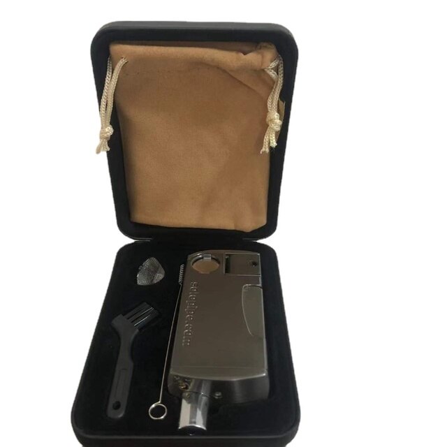 Tobacco Pipe Lighter Metal Butane Gas Open Flame Refillable Lighters Smoking Accessories Cool Gadgets Gift for Men Free Shipping