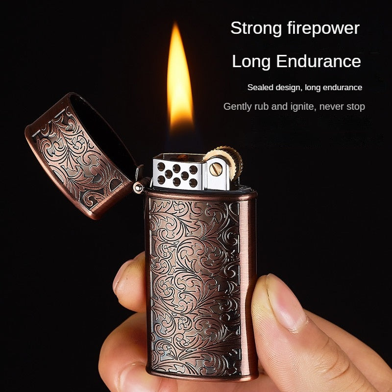 Vintage Kerosene Portable One-Click Ignition Lighter