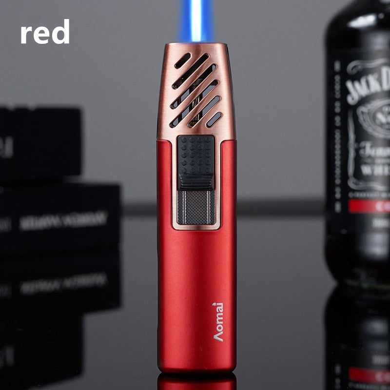 Metal Gradual Change Spray Gun Lighter Kitchen Lighter Household Small Tools Lighter BBQ Outdoor Lighter Practical Gadgets Gifts