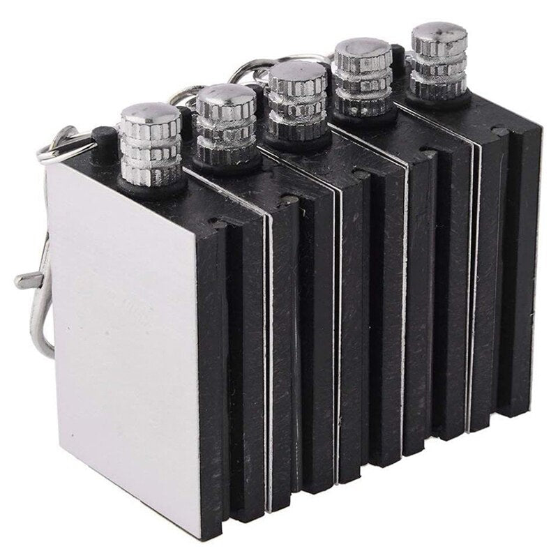 Portable Lighter Match Key Chain Waterproof Matches Stainless Steel Shell No Fuel Permanent Lighter Outdoor Survival Accessories