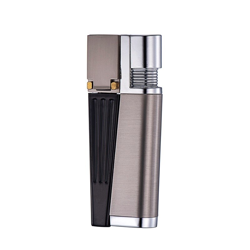 Tobacco Pipe Lighter Metal Butane Gas Open Flame Refillable Lighters Smoking Accessories Cool Gadgets Gift for Men Free Shipping
