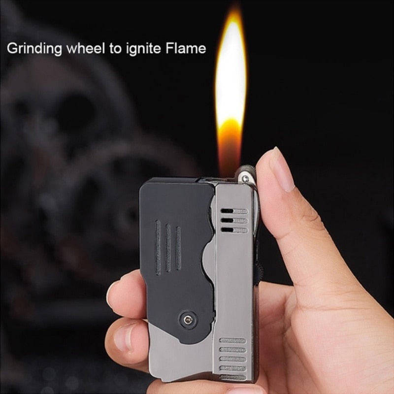 Torch Turbo Gas Lighter Gun Switchable Soft/Jet Flame Gas Lighter Butane Creative Dual Mode Lighter Men S Gadget