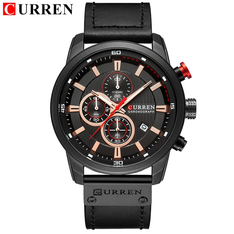 Luxury Chronograph Quartz Watch Men Sports Watches Military Army Male Wrist Watch