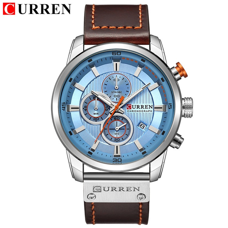 Luxury Chronograph Quartz Watch Men Sports Watches Military Army Male Wrist Watch