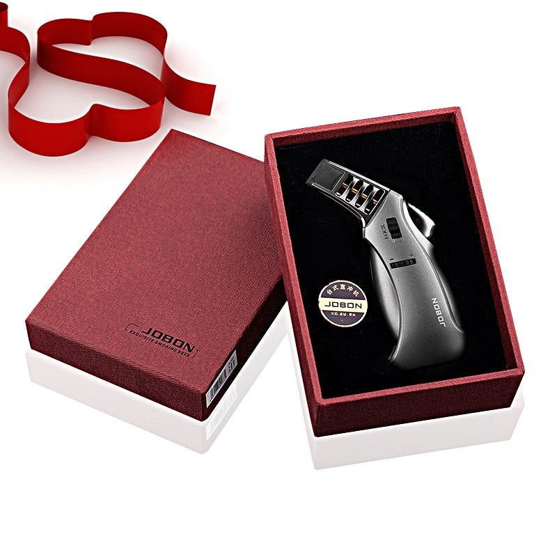 Outdoor BBQ  Torch Turbo  Jet Butane Gas Cigarette  Spray Gun Windproof Metal