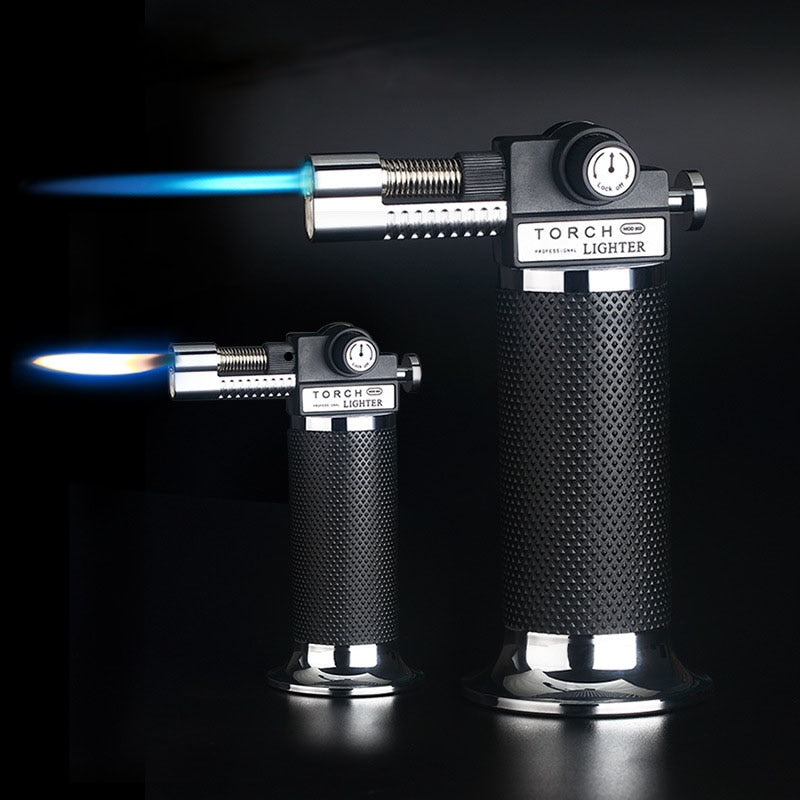Gas Lighter Windproof High Capacity Torch Turbine Lighter Spray Gun
