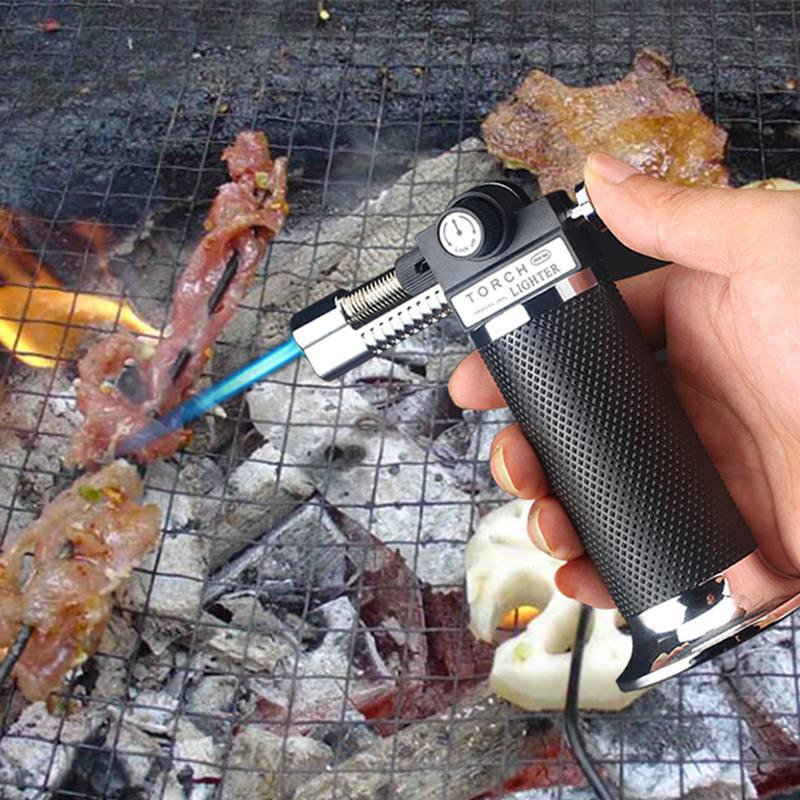 Gas Lighter Windproof High Capacity Torch Turbine Lighter Spray Gun