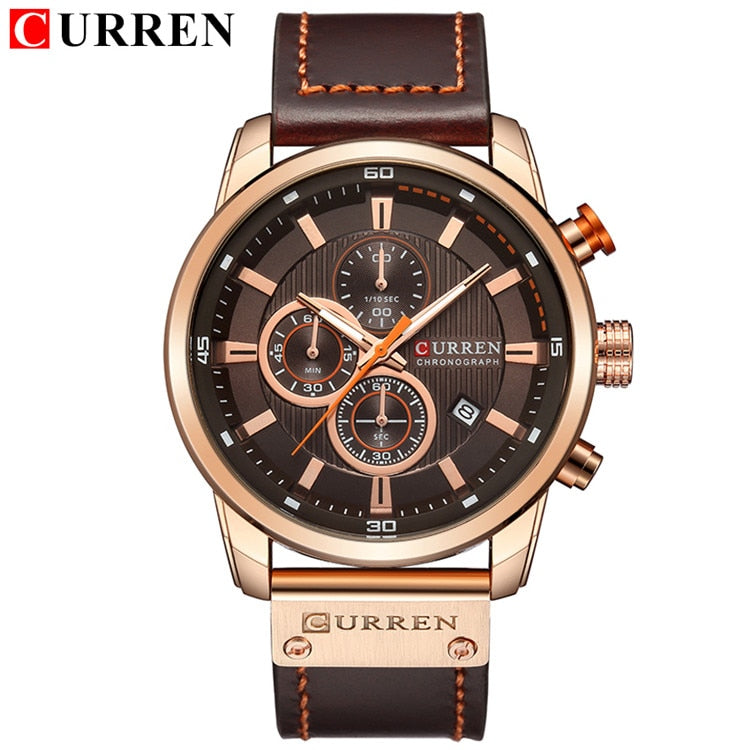 Luxury Chronograph Quartz Watch Men Sports Watches Military Army Male Wrist Watch
