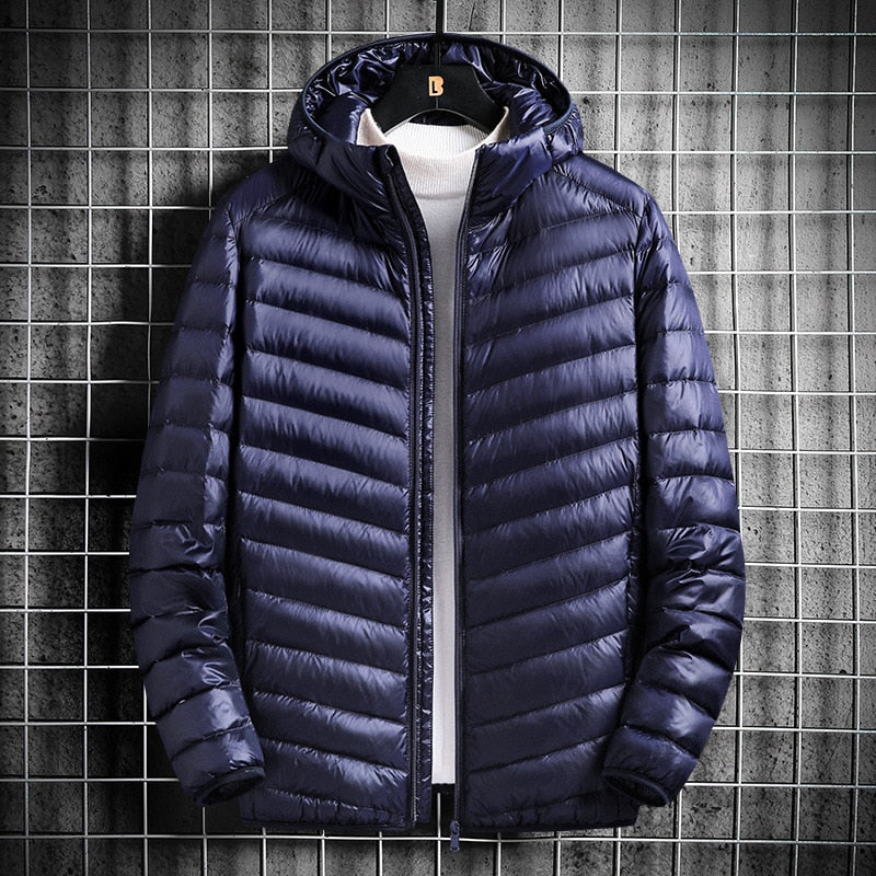 Winter Quilted Coats New 90% White Duck Down Ultra Lightweight Puffer Coat