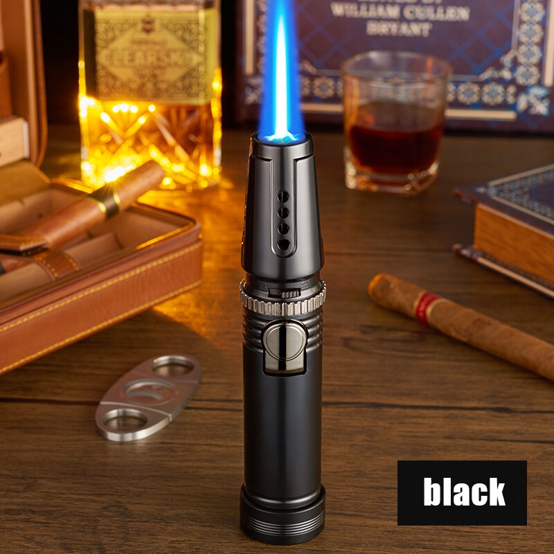 1300℃ Spray Gun Turbo Metal Blue Flame Gas Lighter