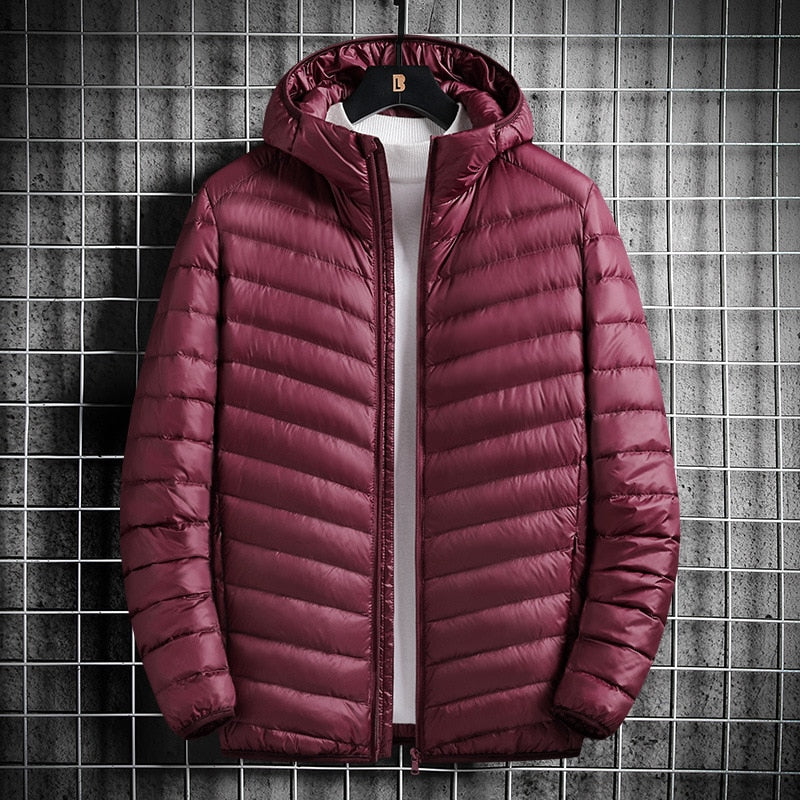 Winter Quilted Coats New 90% White Duck Down Ultra Lightweight Puffer Coat