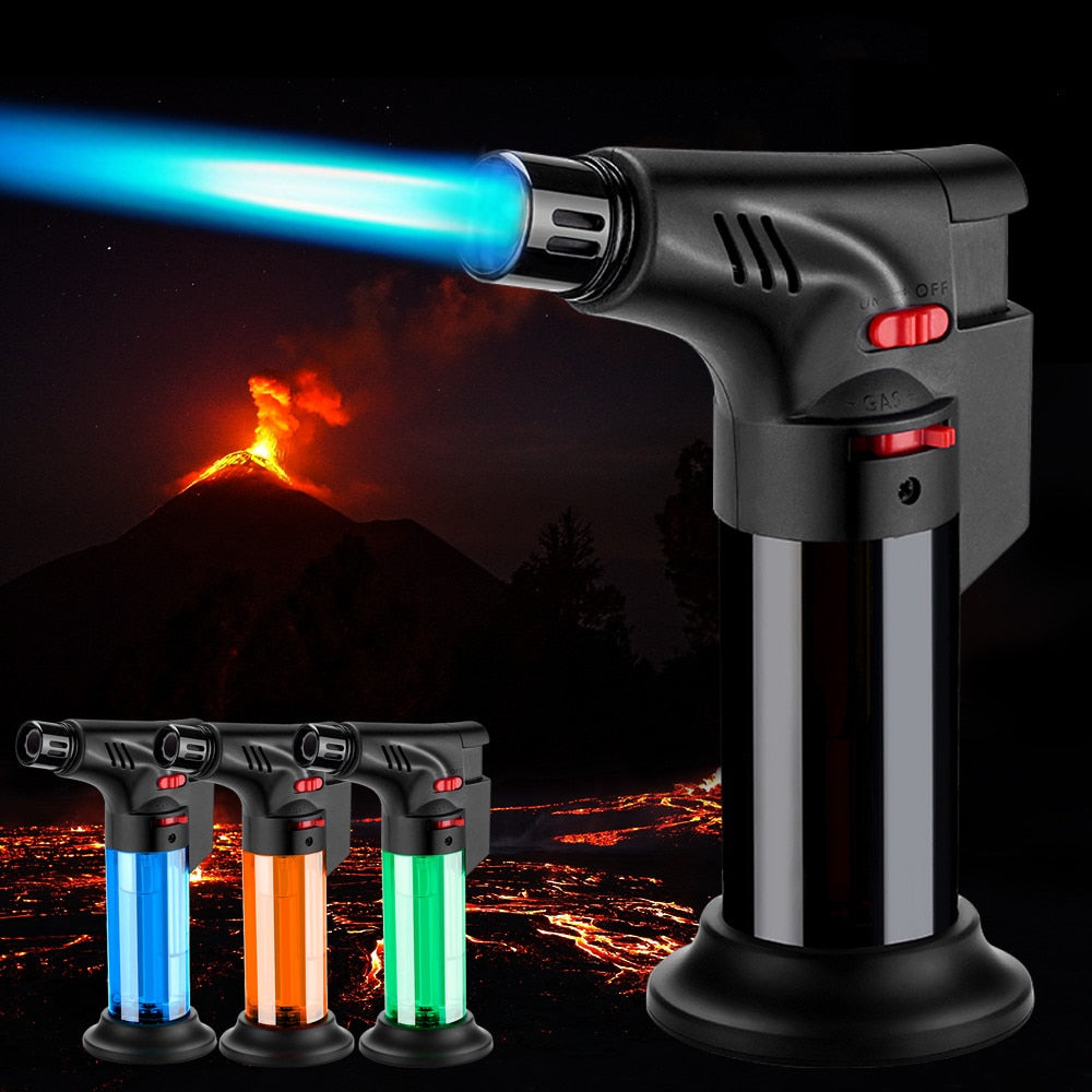Jet Butane Lighter Refillable Gas Adjustable Flame Gun Lighter