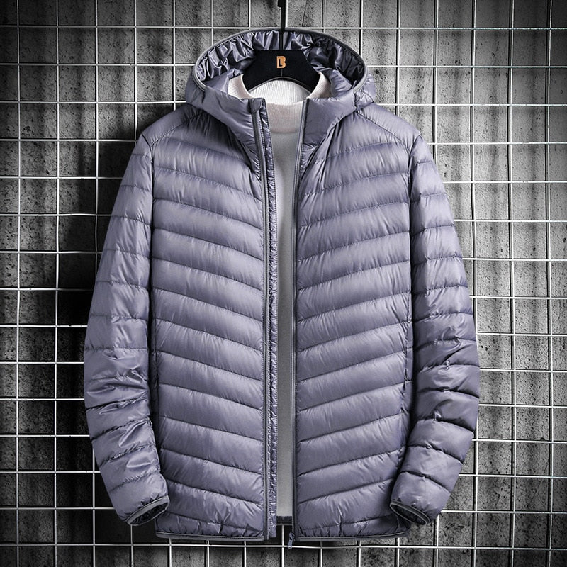 Winter Quilted Coats New 90% White Duck Down Ultra Lightweight Puffer Coat