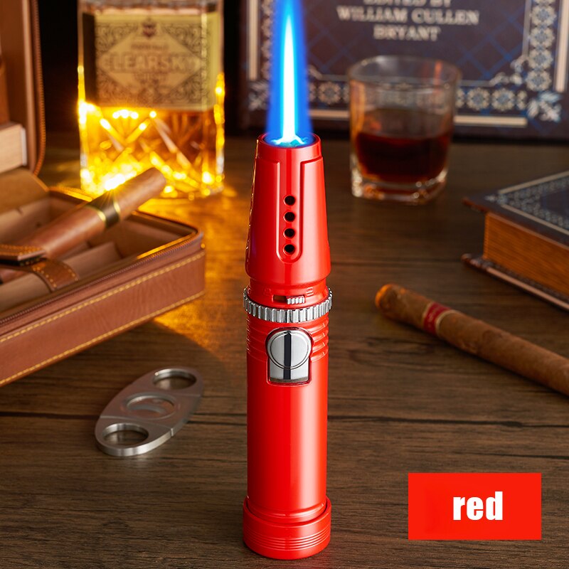 1300℃ Spray Gun Turbo Metal Blue Flame Gas Lighter
