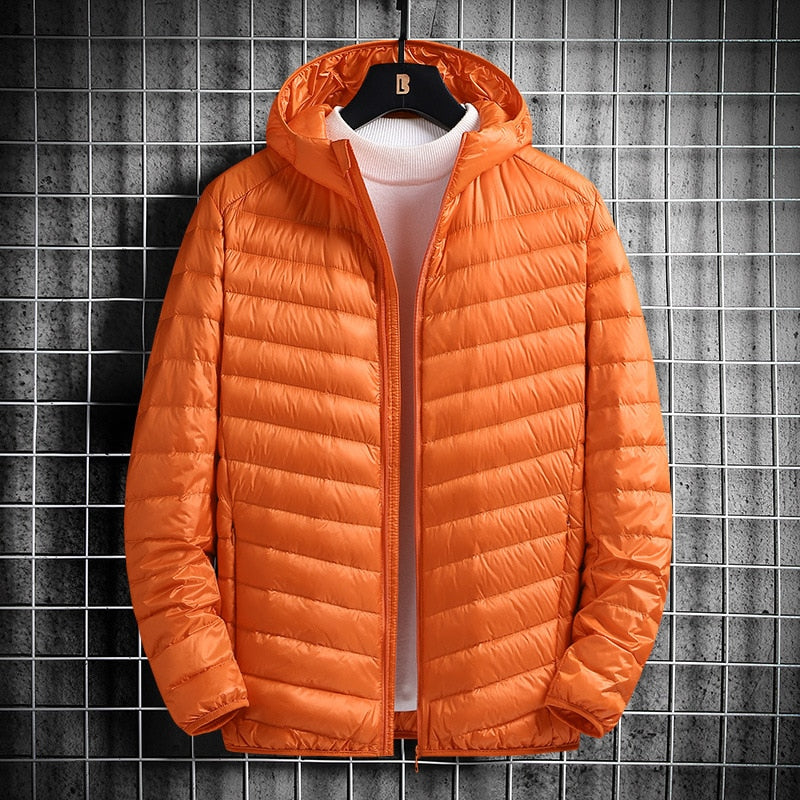 Winter Quilted Coats New 90% White Duck Down Ultra Lightweight Puffer Coat