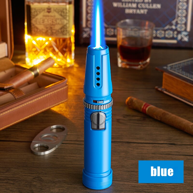 1300℃ Spray Gun Turbo Metal Blue Flame Gas Lighter