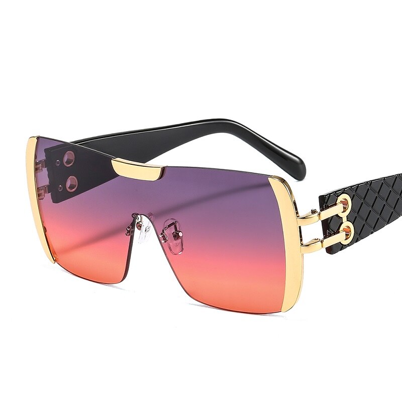 New Fashion Sunglasses Women Brand Designer Gradients Lens Alloy PC Frame Luxury Hot Selling Quality Square Leopard