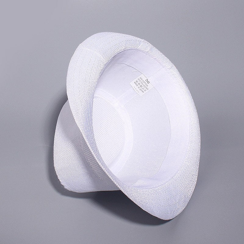 Fedora Hat With Bowler British Gentleman Elegant Lady Winter Autumn Wide Brim Jazz Church Panama