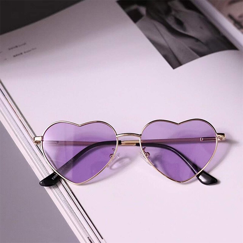 Love Heart Shaped Polarized Sunglasses Women Men Sweet Design Eyewear Party Sun Glasses Outdoor Goggle UV400