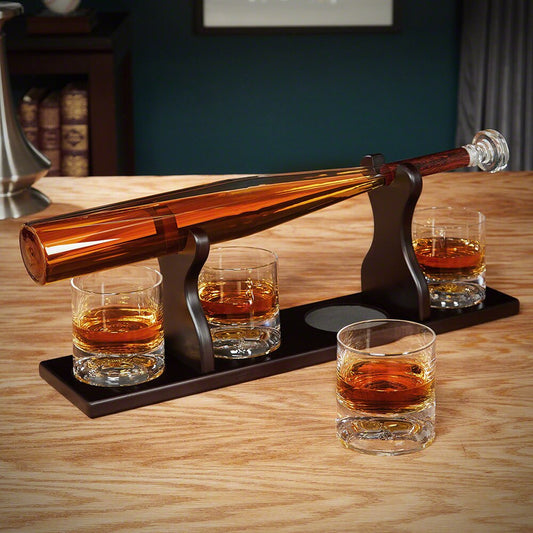 Baseball Bat Decanter Creative Modeling Glass Bottle For Champagne Whiskey - Business Gift