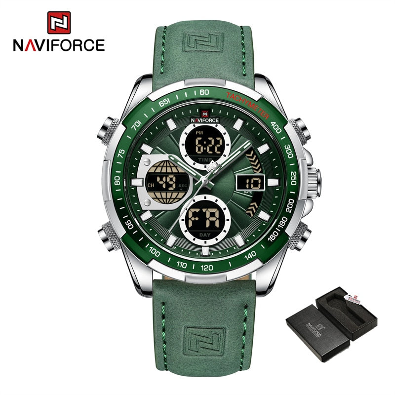 NAVIFORCE Fashion Military Watches for Men Luxury Original Sports Chronograph Watch Waterproof Quartz Wrist Watch