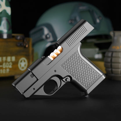 2023 NEW Multifunctional Pistol Lighter Gas Lighters Cigarette Case Windproof Cigar Cigarette Lighter Torch Jet Lighter Toys