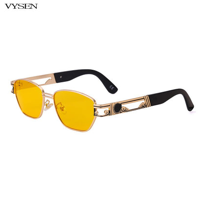 Sunglasses Women 2023 Luxury Brand Designer Rectangular Sun Glasses Vintage Metal Square Eyeglasses UV400