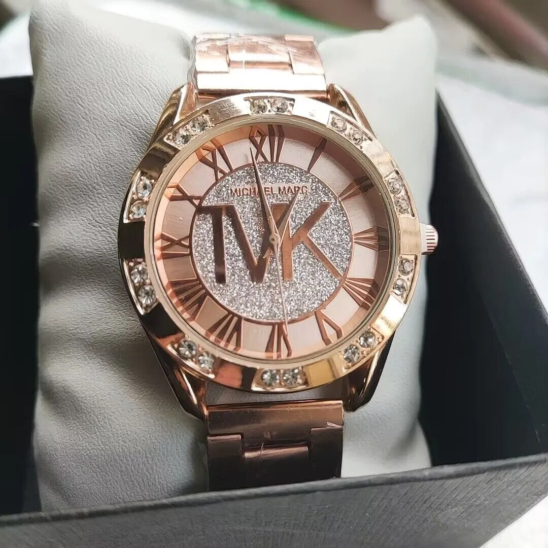 Reloj Mujer 2023 Wrist Guaranteed Women Crystal Diamond Watches Luxury Gold Watch Stainless Steel Women's Watch Clock Women