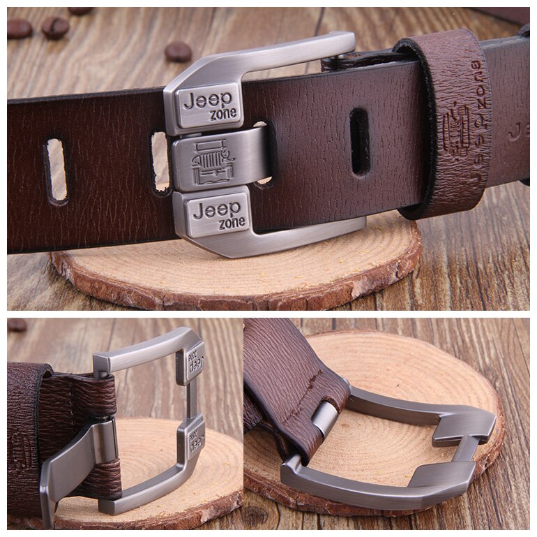 Luxury Belt for Men Genuine Leather Belt Metal Pin Buckle High Quality Famous Brand Designer Belts for Jeans Men