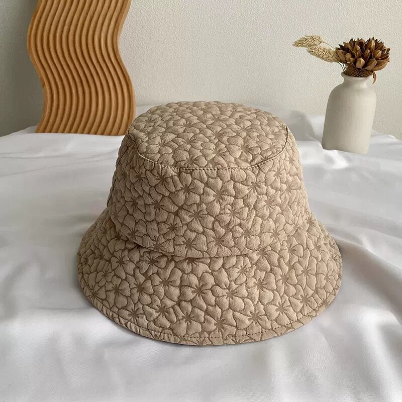 Summer Chiffon Mesh Fisherman Hat Thin Pleated Temperament Basin Hats Spring and Autumn Street Fashion All-match Sun Cap