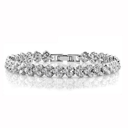 100% Solid Silver 925 Lab Diamonds Simulated Moissanite Bracelets