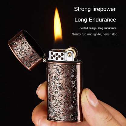 Vintage Kerosene Portable One-Click Ignition Lighter