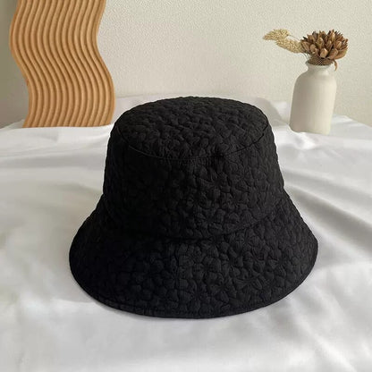 Summer Chiffon Mesh Fisherman Hat Thin Pleated Temperament Basin Hats Spring and Autumn Street Fashion All-match Sun Cap