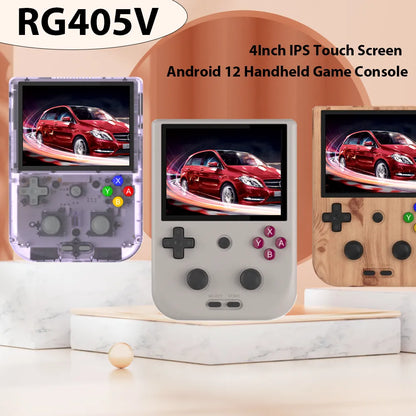 Anbernic RG405V 4.0Inch Touch Screen Handheld Game Console RAM 4G Storage 128G 5500mAh Battery Wifi Android 12 T618 Boy Gift