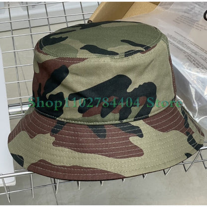 Camouflage colour bucket hat 798313 Hats for Men Women Letter Logo Embroidery fisherman Hat Fashion Luxury Adjustable Design