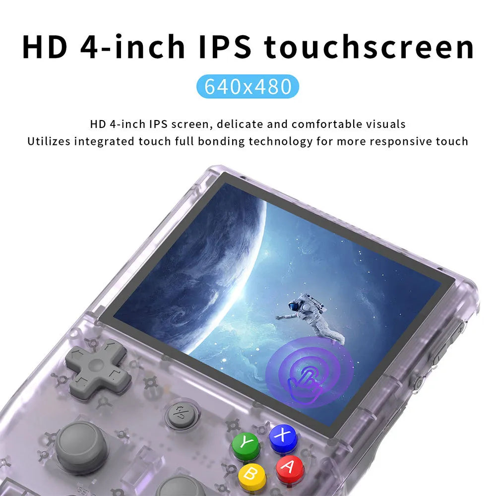 Anbernic RG405V 4.0Inch Touch Screen Handheld Game Console RAM 4G Storage 128G 5500mAh Battery Wifi Android 12 T618 Boy Gift